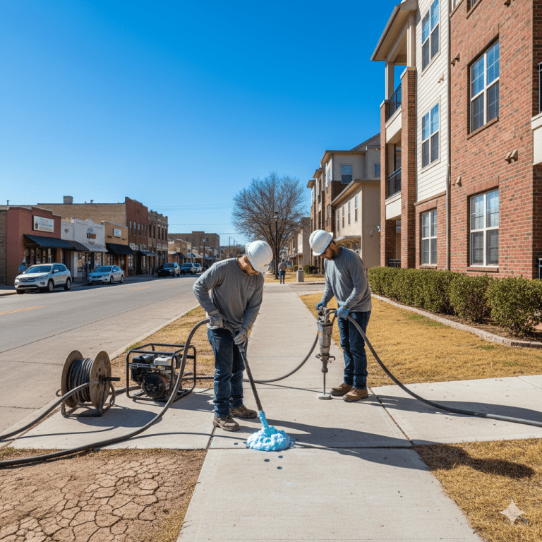 Polyurethane Foam Injection in lubbock